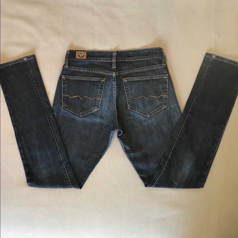 ~Red Engine Vintage Denim Jeans Size 27~ - Picture 6 of 8